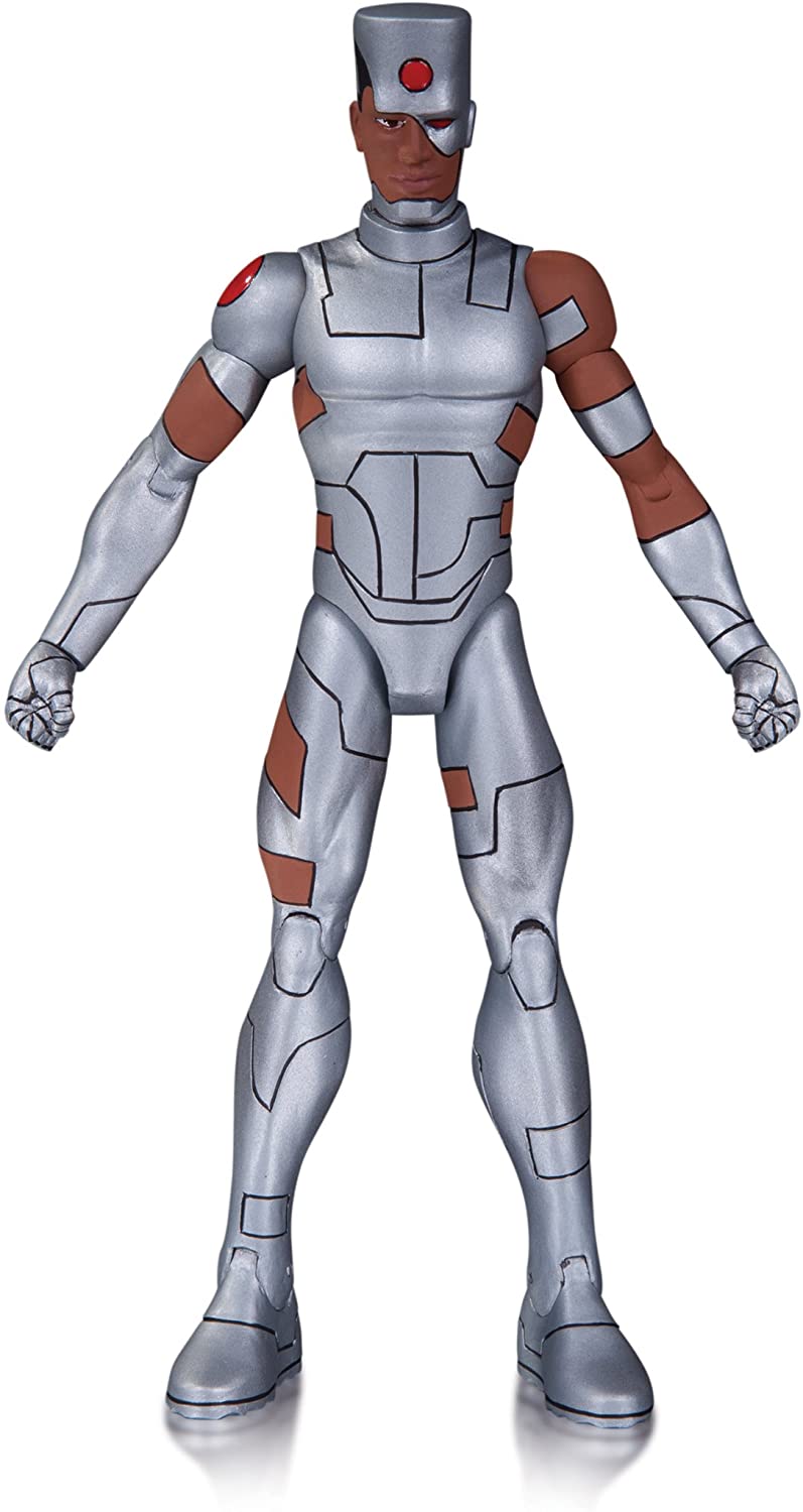 DC Comics „Designer Dodson Earth 1 Teen Titans Cyborg Actionfigur (vollfarbig)“