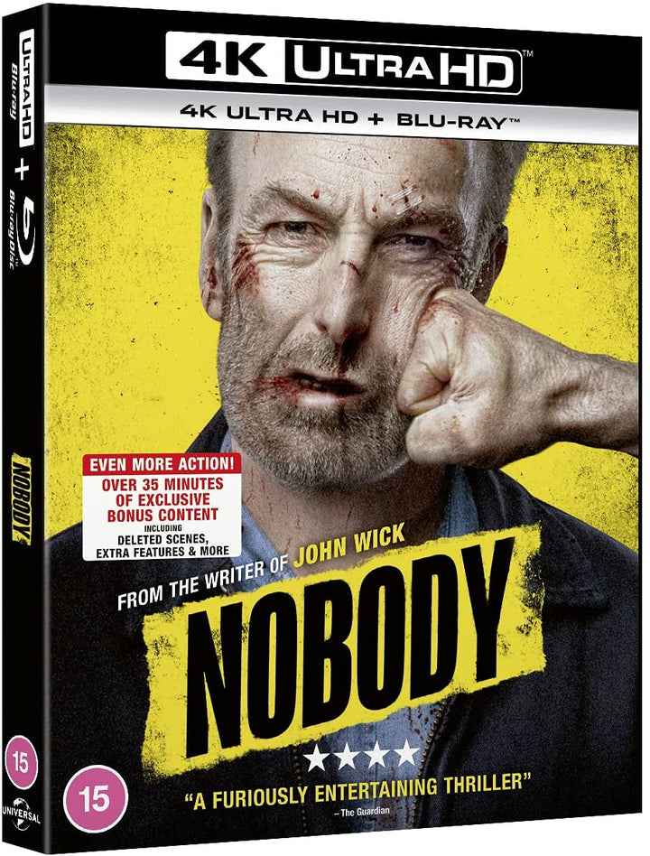 Nobody [4K Ultra HD] [2021] [Region Free] – Action/Thriller [BLu-ray]