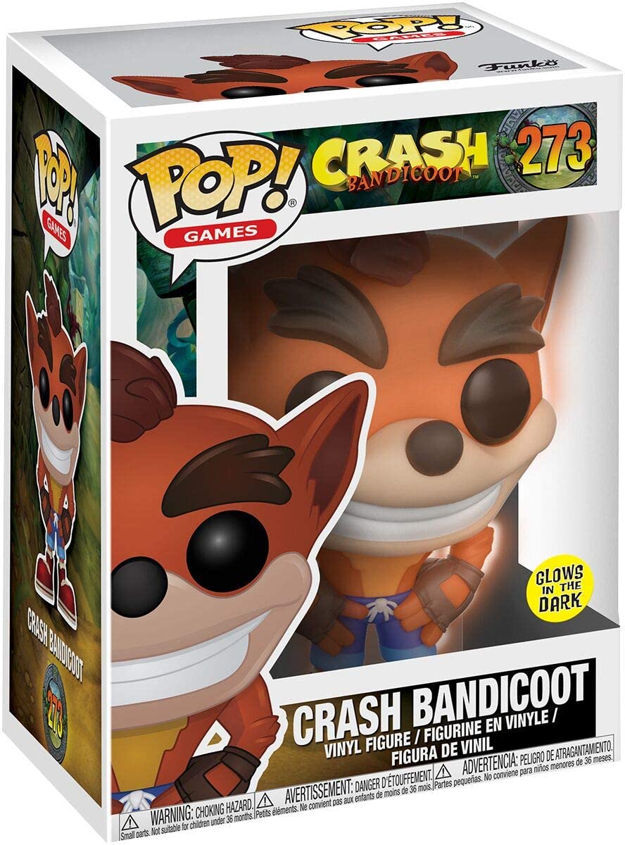 Crash Bandicoot Funko 25646 Pop! Vinilo n. ° 273