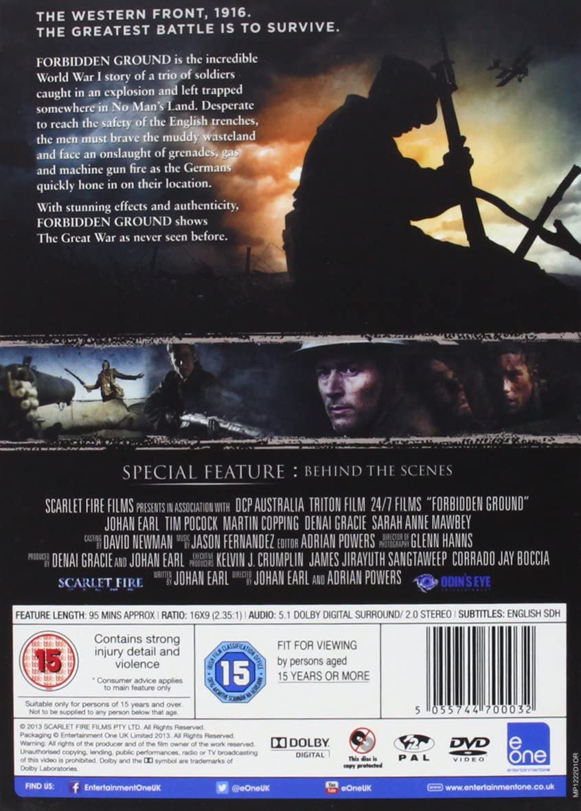 Forbidden Ground (2016) – Krieg/Action [DVD]