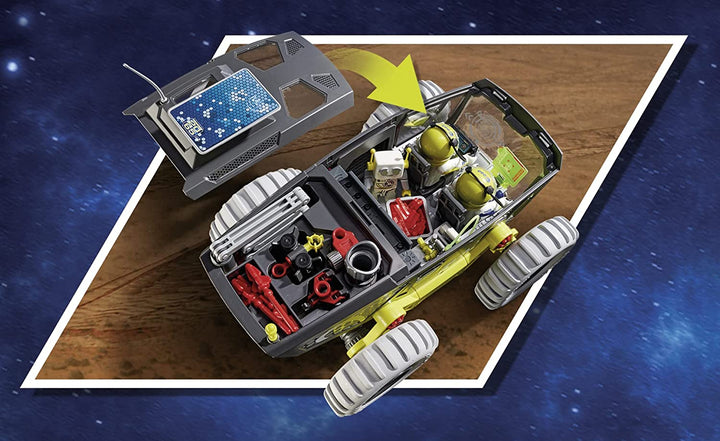 Playmobil Space 70888 ESA Marsexpedition mit Fahrzeugen, Licht- und Soundeffekten