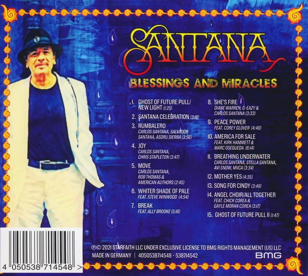 Santana - Blessings and Miracles [Audio CD]