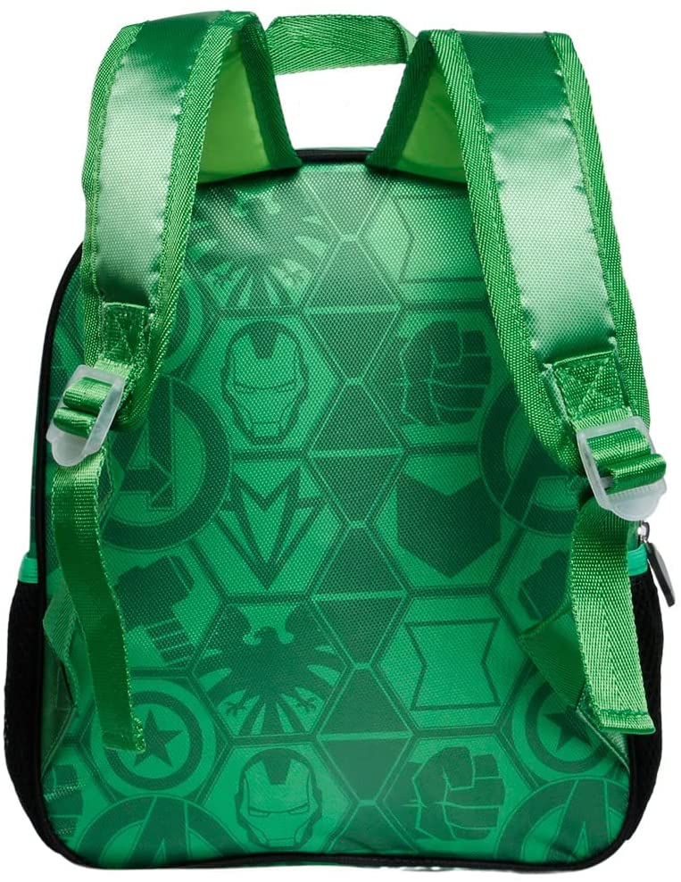 Hulk Destroy-Small 3D Backpack, Green