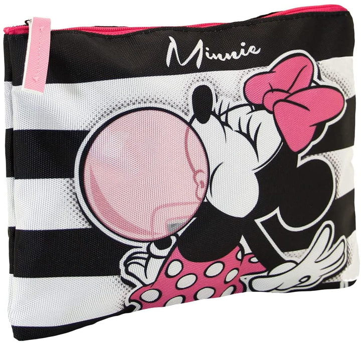 Minnie Mouse Chillin' Gum-Small Soleil Kulturbeutel, Schwarz