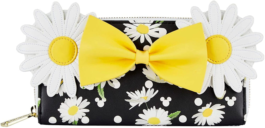 Loungefly Disney Minnie Mouse Daisies Reißverschluss-Geldbörse Minnie Mouse Einheitsgröße