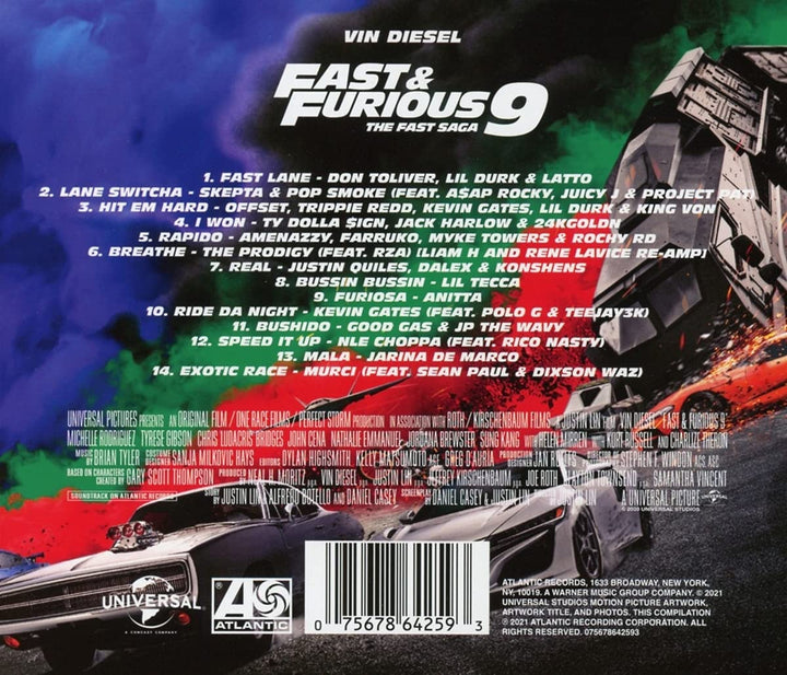 FAST &amp; FURIOUS 9: THE FAST SAGA (Soundtrack) – [Audio-CD]