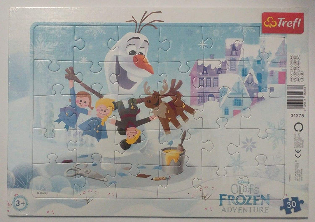 Trefl Frame Disney Olaf&#39;s Frozen Adventure 30-teiliges Puzzle