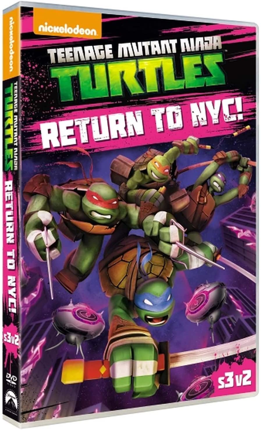 Las Tortugas Ninja mutantes adolescentes regresan a Nueva York [DVD] [2014]