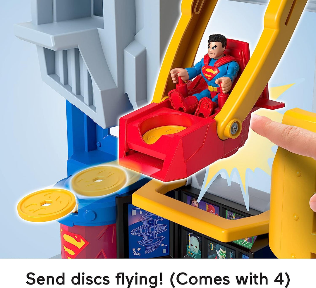 Imaginext DC Super Friends Ultimatives Hauptquartier-Spielset mit Batman-Figur