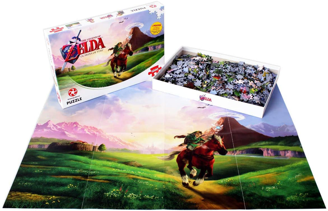 Winnende bewegingen The Legend of Zelda Ocarina of Time Legpuzzel van 1000 stukjes