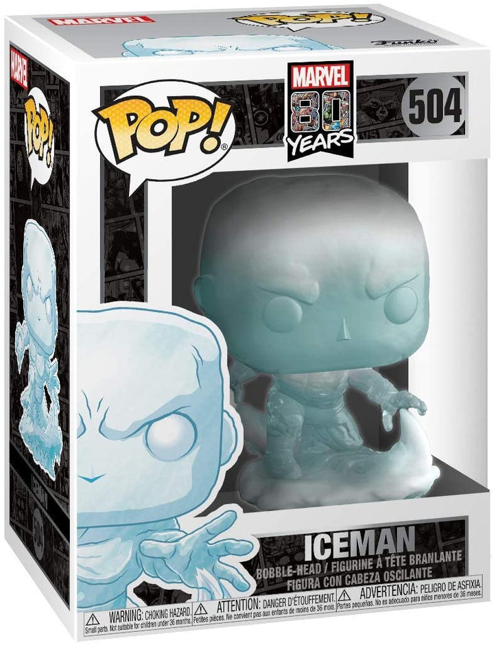 Marvel 80 años Iceman Funko 40717 Pop! Vinilo n. ° 504