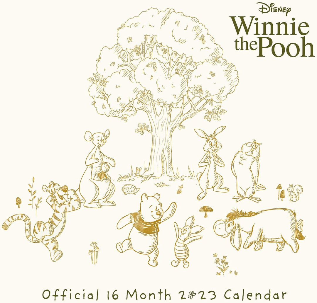 Disney Winnie The Pooh Kalender 2022 – Monatsplaner 30 cm x 30 cm – Aus