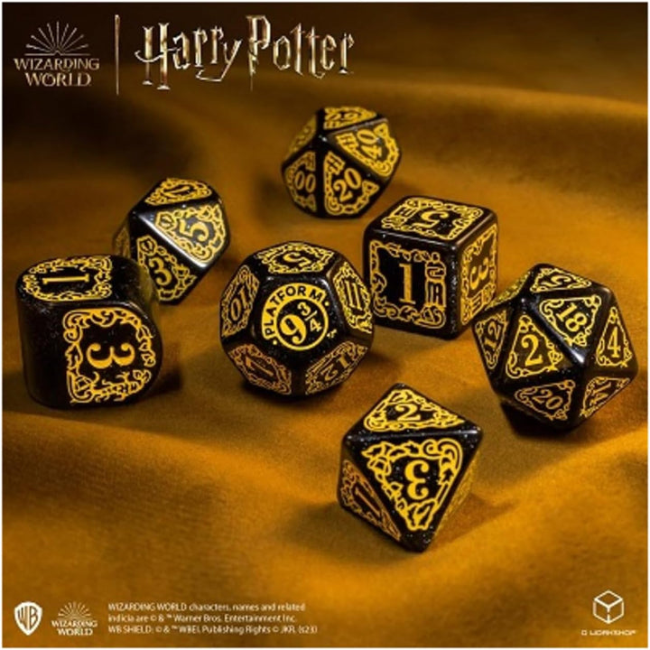 Harry Potter: Hufflepuff Modernes Würfelset – Schwarz