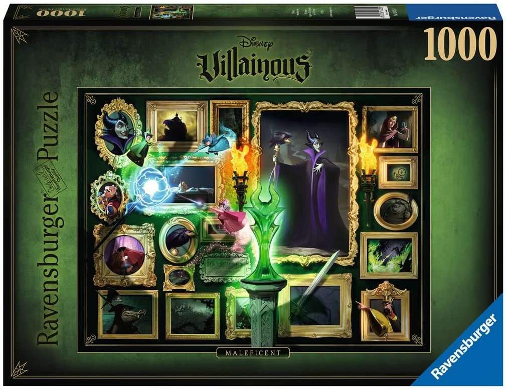 Ravensburger 15025 Malefica Disney Villainous Maleficent, 1000pc Jigsaw Puzzle, Multicoloured