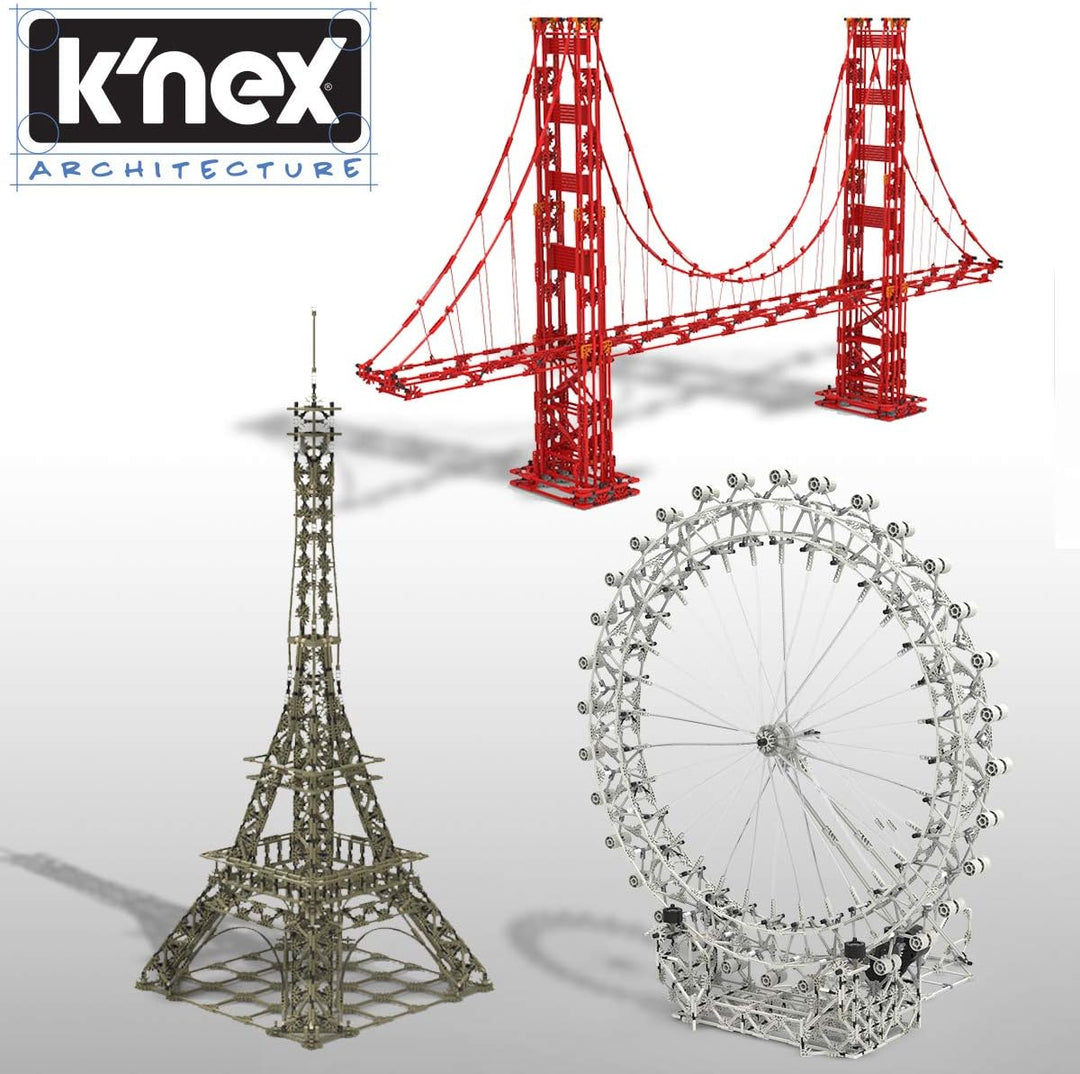 K'NEX 15238 Architecture Eiffel Tower Building Set, Educational Toys for Kids