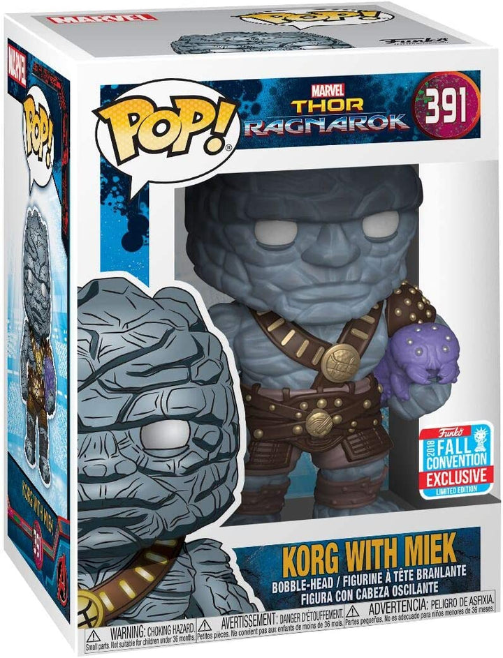 Marvel: Thor Ragnarok: Korg mit Miek Exclusive Funko 30763 Pop! Vinyl Nr. 391