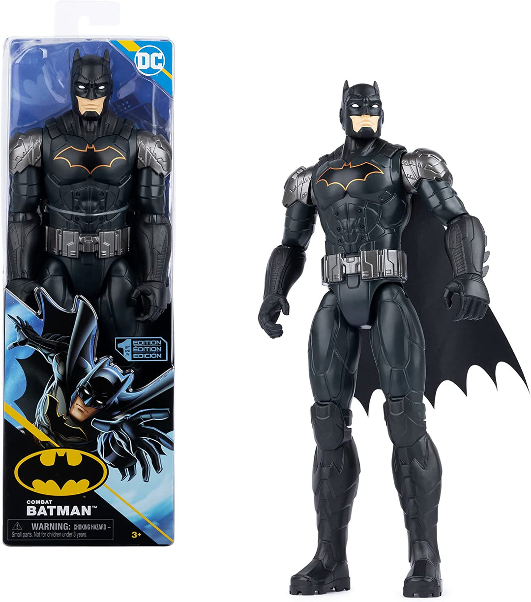 DC Comics, 12-inch Combat Batman Action Figure, Kids Toys for Boys and Girls