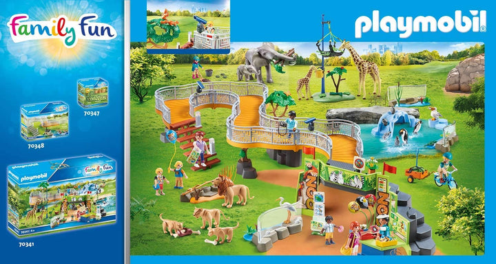 Playmobil 70343 Family Fun Recinto per leoni all&#39;aperto
