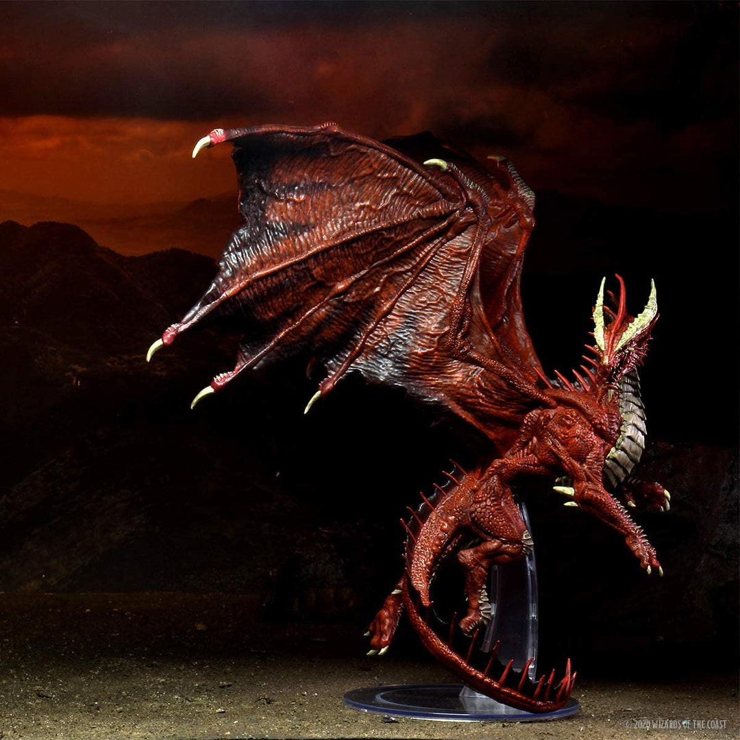 Wiz Kids | D&amp;D Icons of the Realms: Red Dragon Premium-Figur für Erwachsene | Miniaturspiel