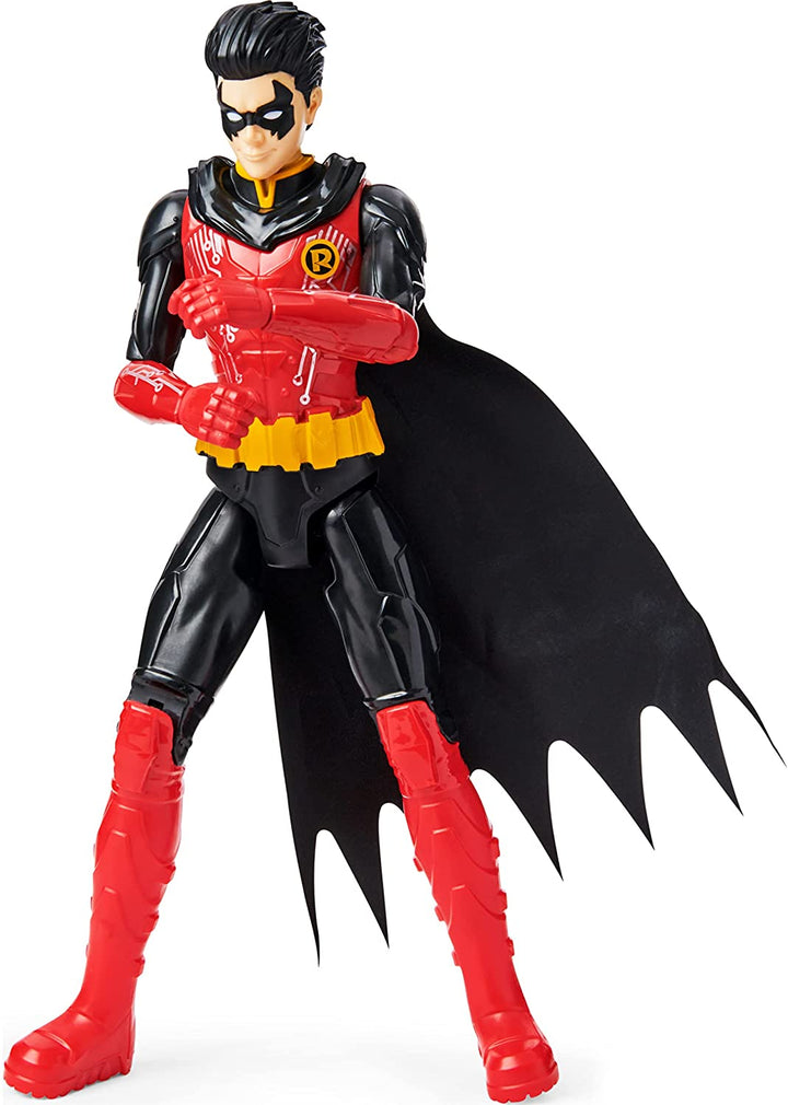 DC Comics Batman 12-inch Robin Action Figure (Red/Black Suit), Kids Toys for Boy