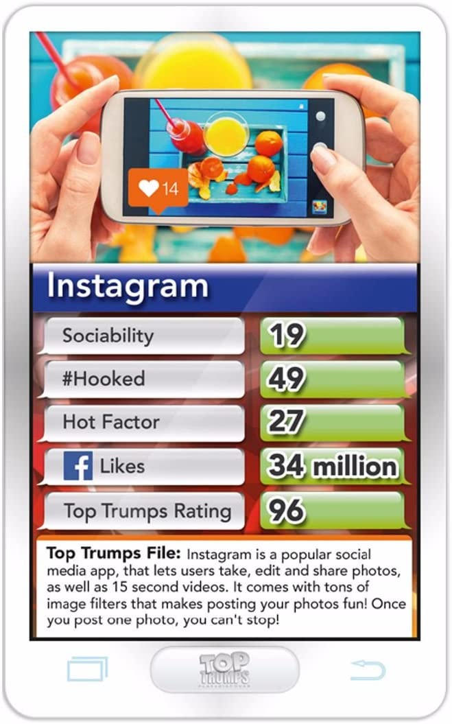 Top Trumps 002073 Hottest 30 Apps Kartenspiel