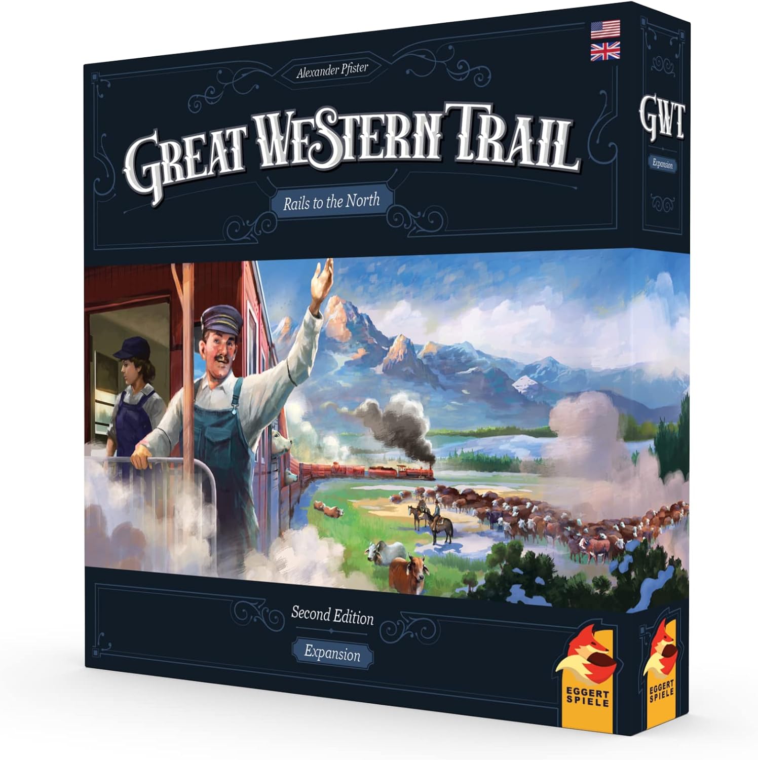 Eggert Spiele Great Western Trail: Rails to the North 2. Auflage Brettspiel-Erweiterung 5