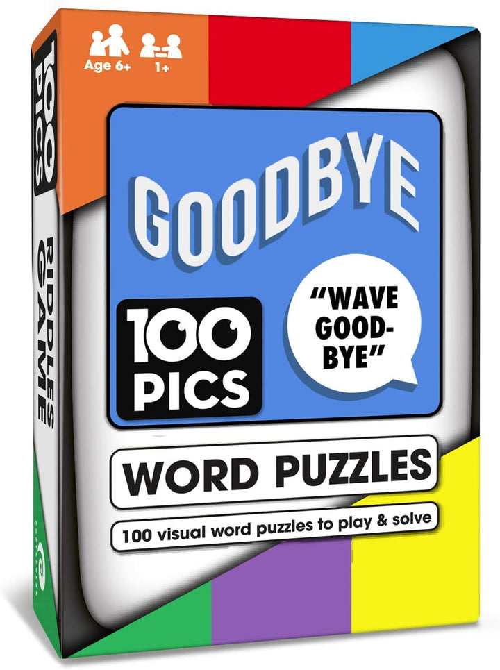 100 PICS Rebus-Worträtsel – Lernkartenspiele für die ganze Familie, Taschenrätsel für Kinder und Erwachsene