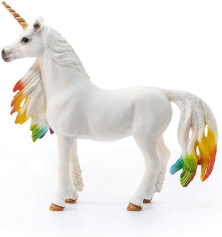 Figurine jouet cheval jument licorne arc-en-ciel Bayala de Schleich (70524)