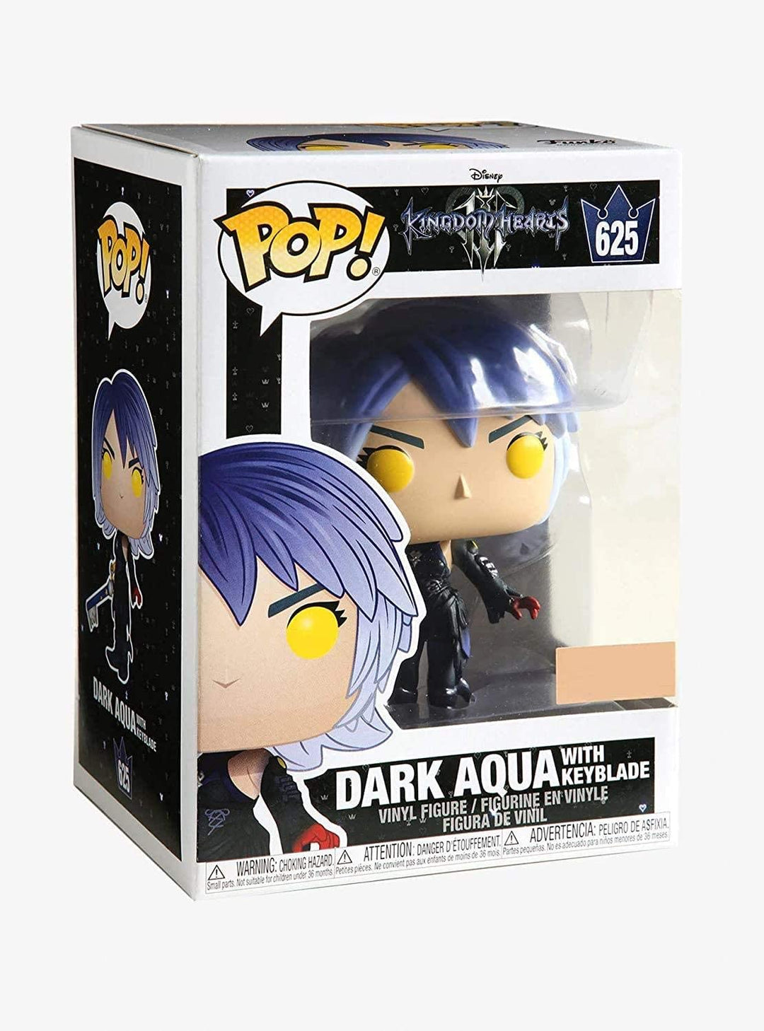 Disney Kingdom Hearts Dark Aqua avec Keyblade Exclu Funko 42958 Pop! Vinyle #625