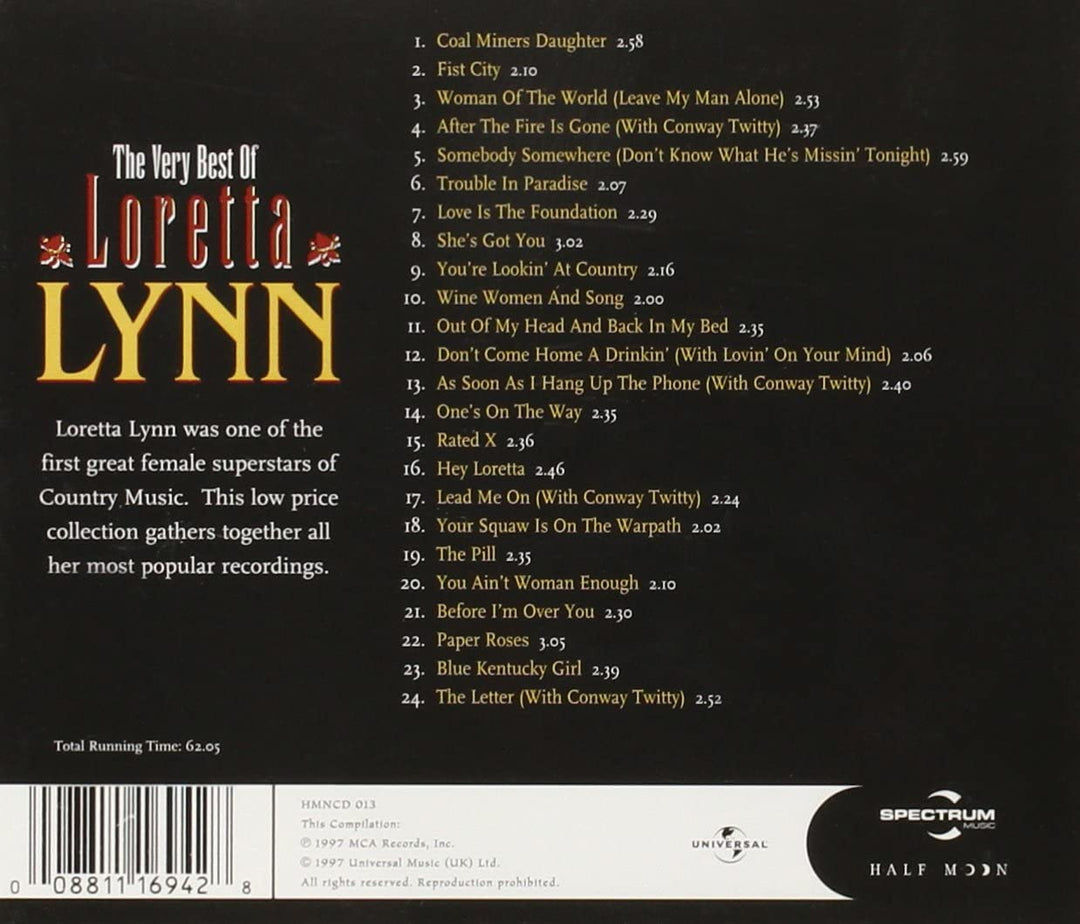 The Very Best Of Loretta Lynn - Loretta Lynn [Audio CD]