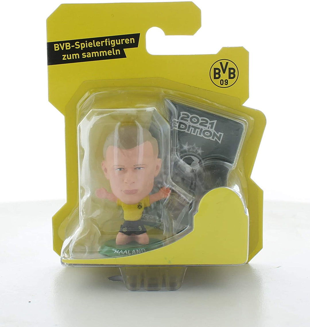 SoccerStarz – Borussia Dortmund Erling Haaland – Heimtrikot (klassisches Trikot)/Figuren