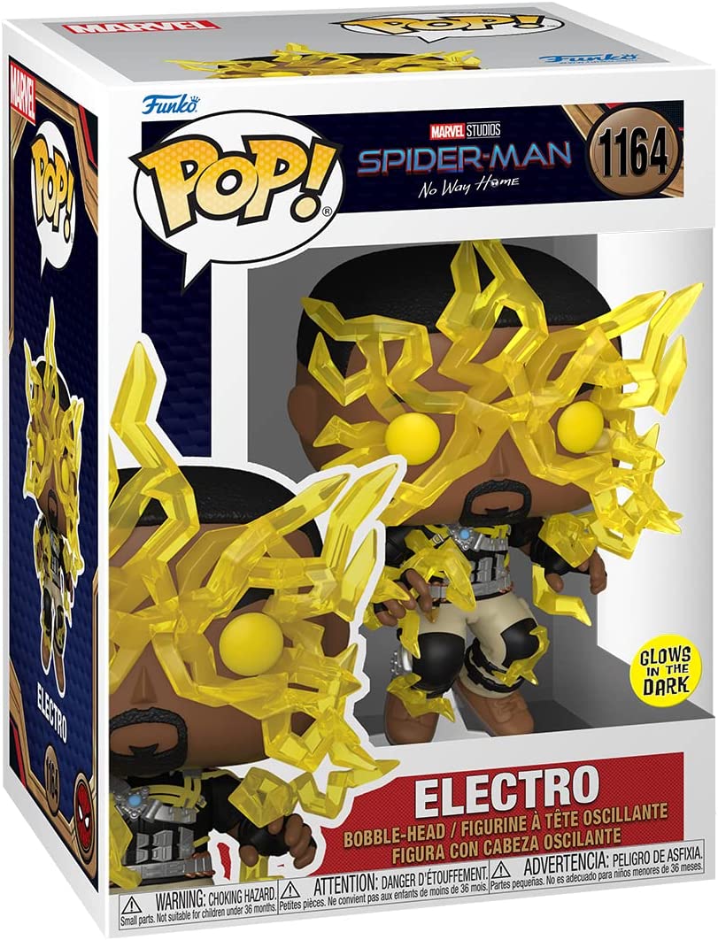 Marvel Studios Spider-Man No Way Home Electro Exclusive Funko 67657 Pop! Vinyl #1164