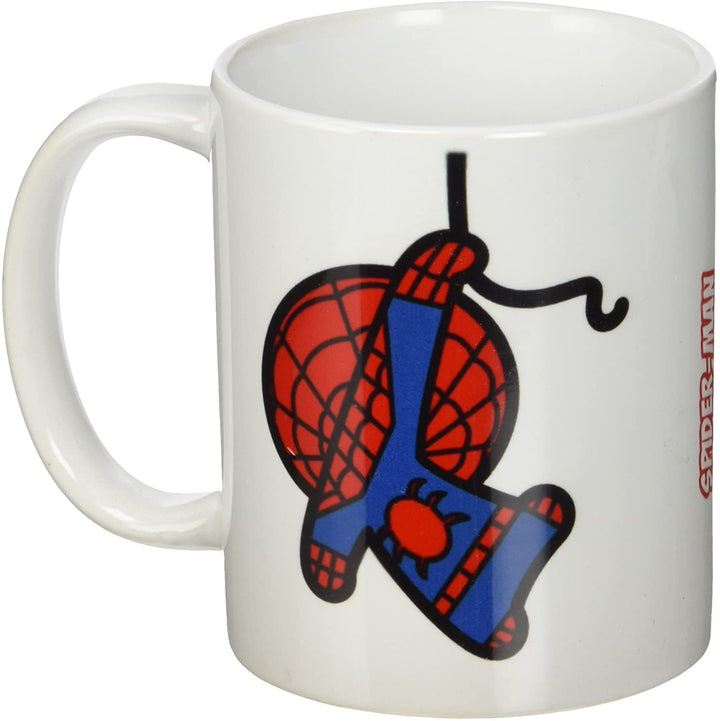 Marvel MG23603 Kawaii, taza de Spider-Man, cerámica, multicolor
