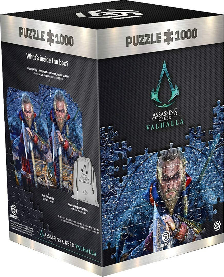 Assassin's Creed Valhalla Eivor | 1000-teiliges Puzzle | inklusive Poster und