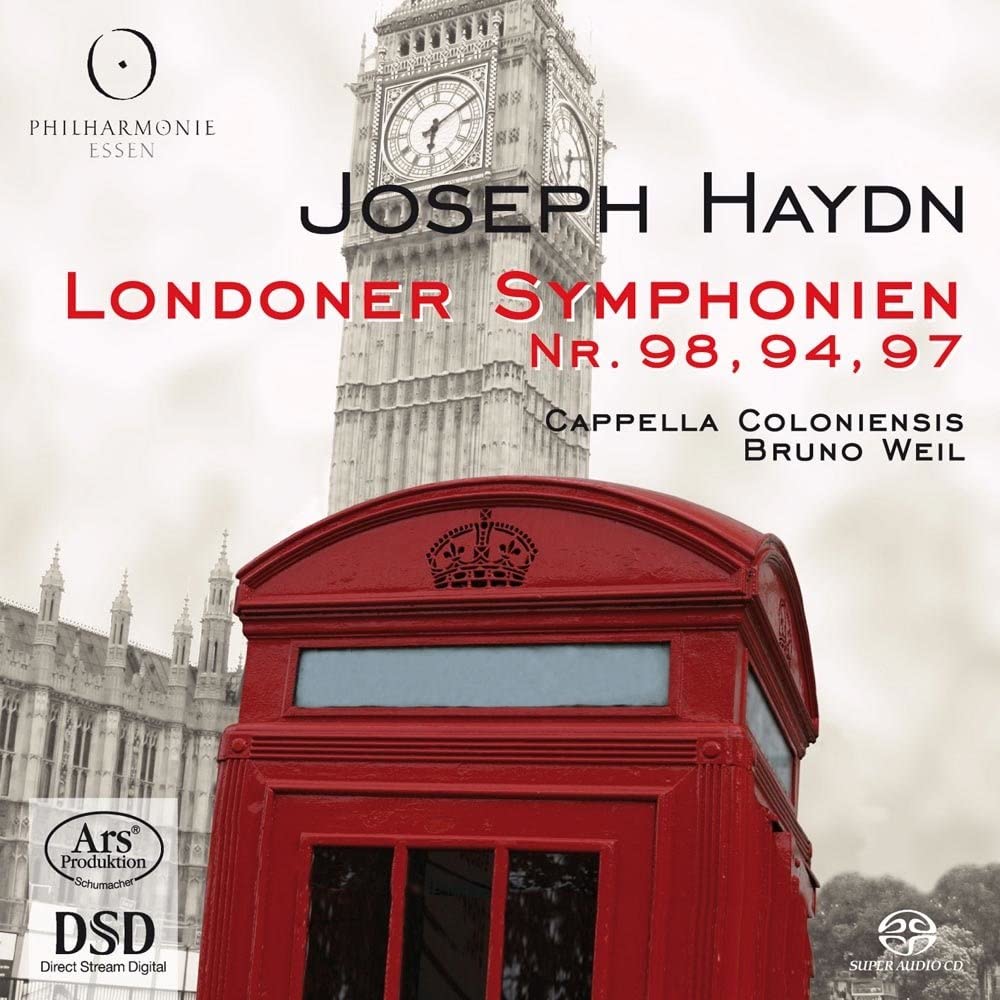 HAYDN/CAPPELLA COLONIENSIS/WEIL - Joseph Haydn: London Symphonies Vol. 2: Sinfonien Nr. 94, 97 und 98 [Audio-CD]