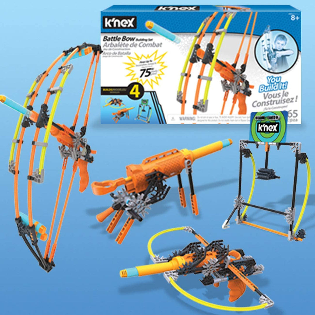 K'NEX K-Force Battle Bow Bauset, Lernspielzeug für Jungen und Mädchen, 165