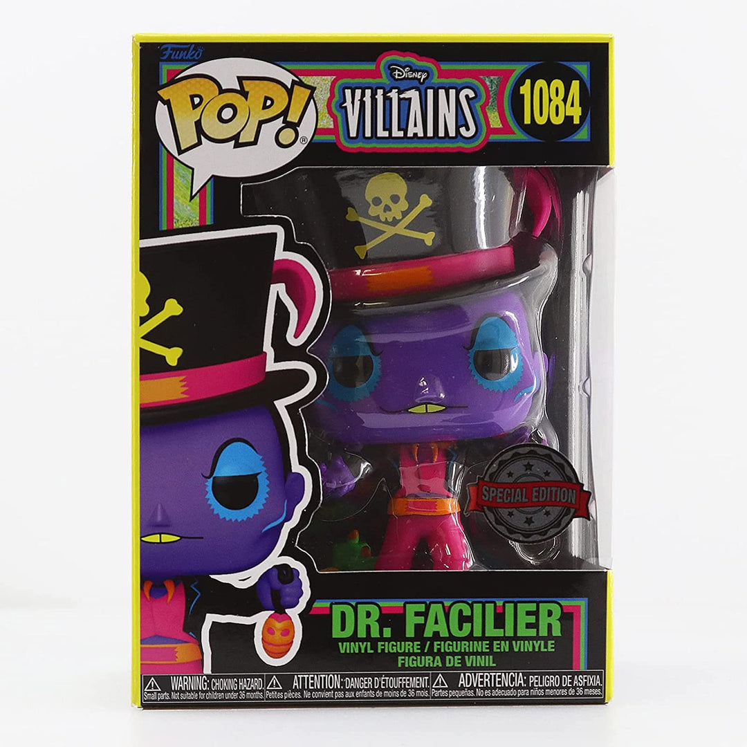 Disney Villains Pop Dr. Facilier (Blacklight) Exclusive Funko 60394 Pop! Vinyl #1084