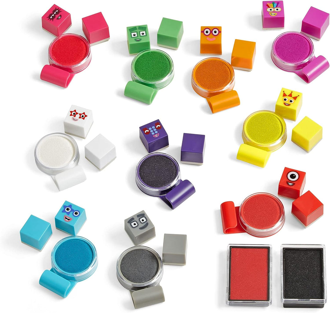 Learning Resources Numberblocks Stampoline Park Stempel-Aktivitätsset, mehrfarbig,