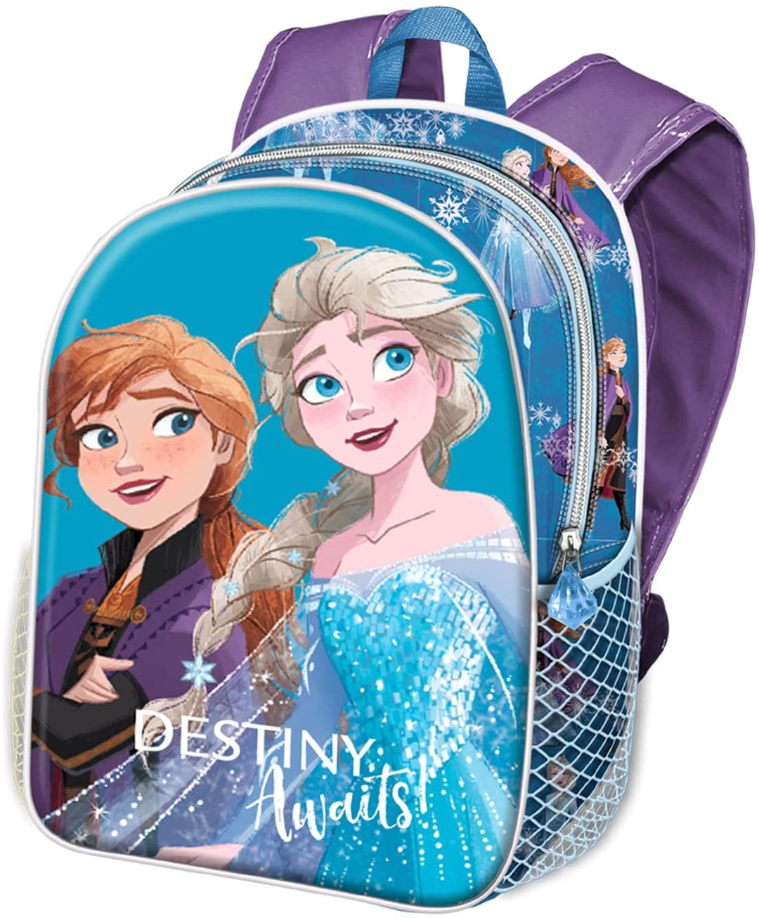 Frozen 2 Destiny – kleiner 3D-Rucksack, blau