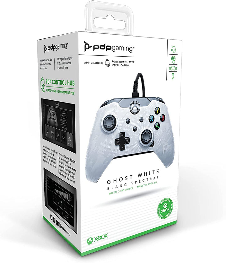 PDP Controller Wired for Xbox Series X?S, Ghost White