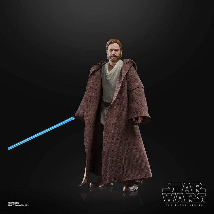 Hasbro Star Wars The Black Series Obi-Wan Kenobi (Wandering Jedi) Toy 6-Inch-Sca