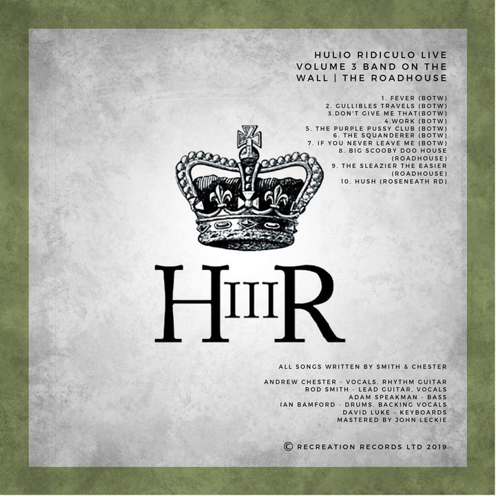 Hulio Ridiculo Live Volume 3 - [Audio CD]