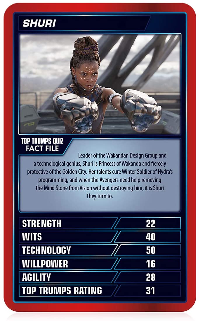 Marvel Cinematic Universe Top Trumps Specials Kartenspiel