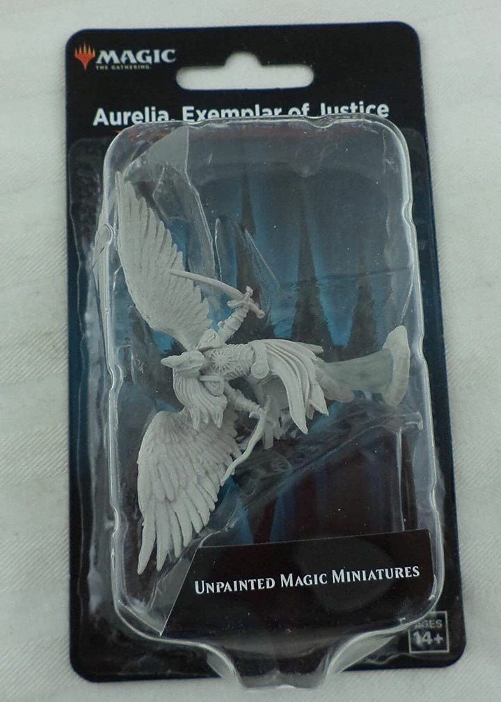 D&amp;D MTG Deep Cuts Unbemalte Miniatur W13: Aurelia, Vorbild der Gerechtigkeit (Engel)