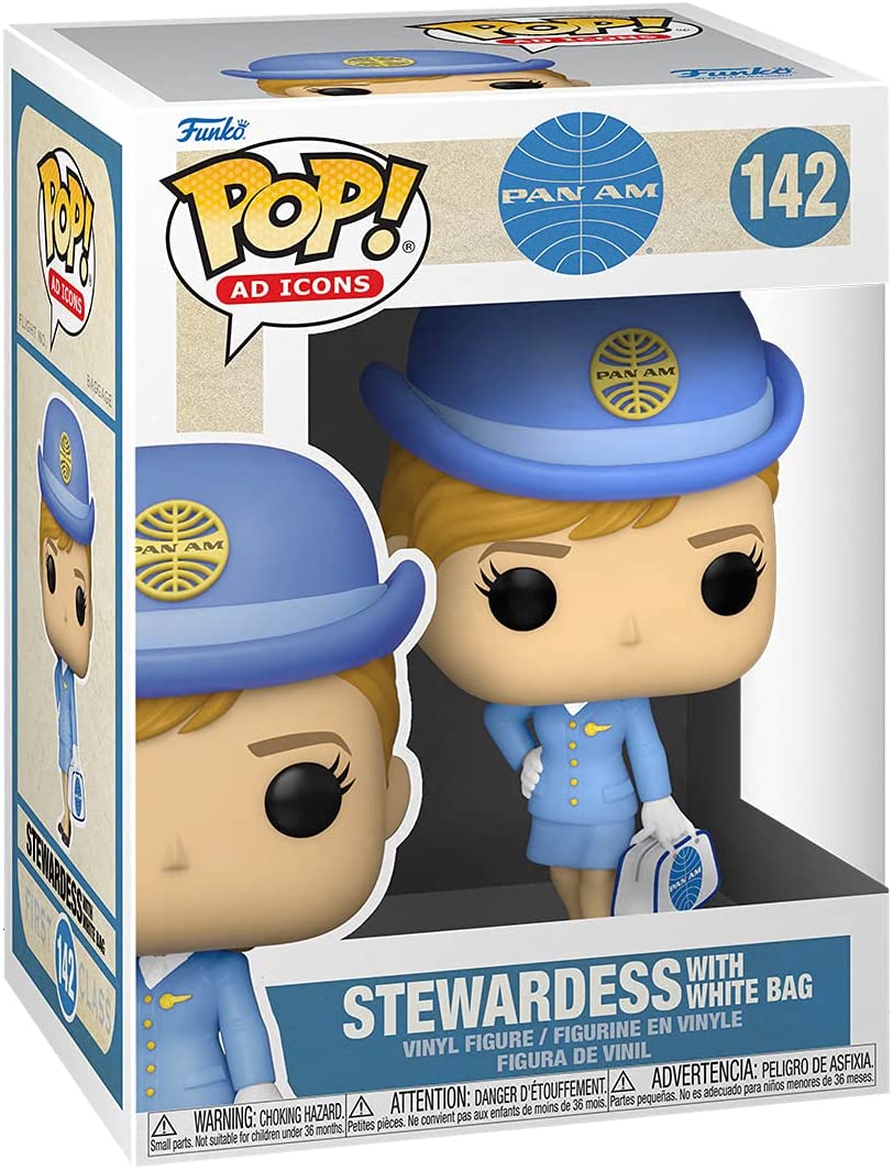 Pan Am Stewardess mit weißer Tasche Funko 56816 Pop! Vinyl Nr. 142