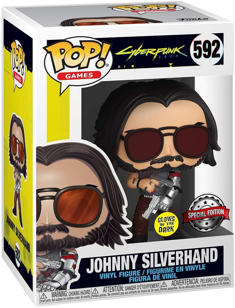 Cyberpunk 2077 Johnny Silverhand Escluso Funko 51653 Pop! Vinile #592