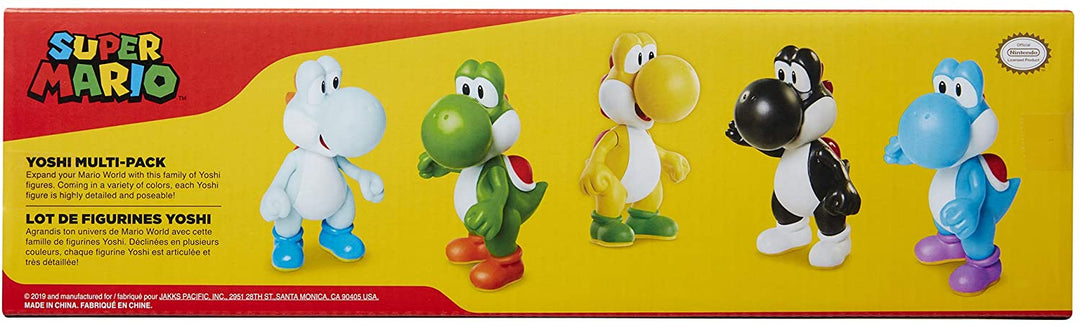 Super Mario Yoshi Multi Pack Esclusivo 2,5 pollici Mini Figura 5-Pack