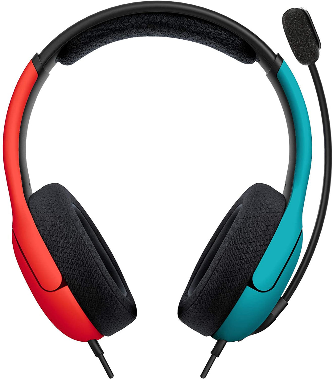 PDP LVL40 Wired Stereo Headset for NS -Joycon Blue/Red