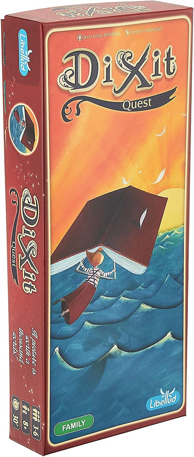 Libellud | Dixit Expansion 2: Quest | Board Game | Ages 8+ | 3 to 8 Players