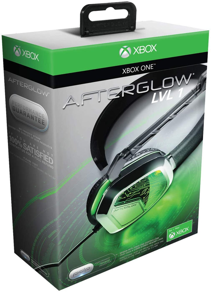 PDP Xbox One Afterglow LVL 1 Cuffie per chat 048-040, nere